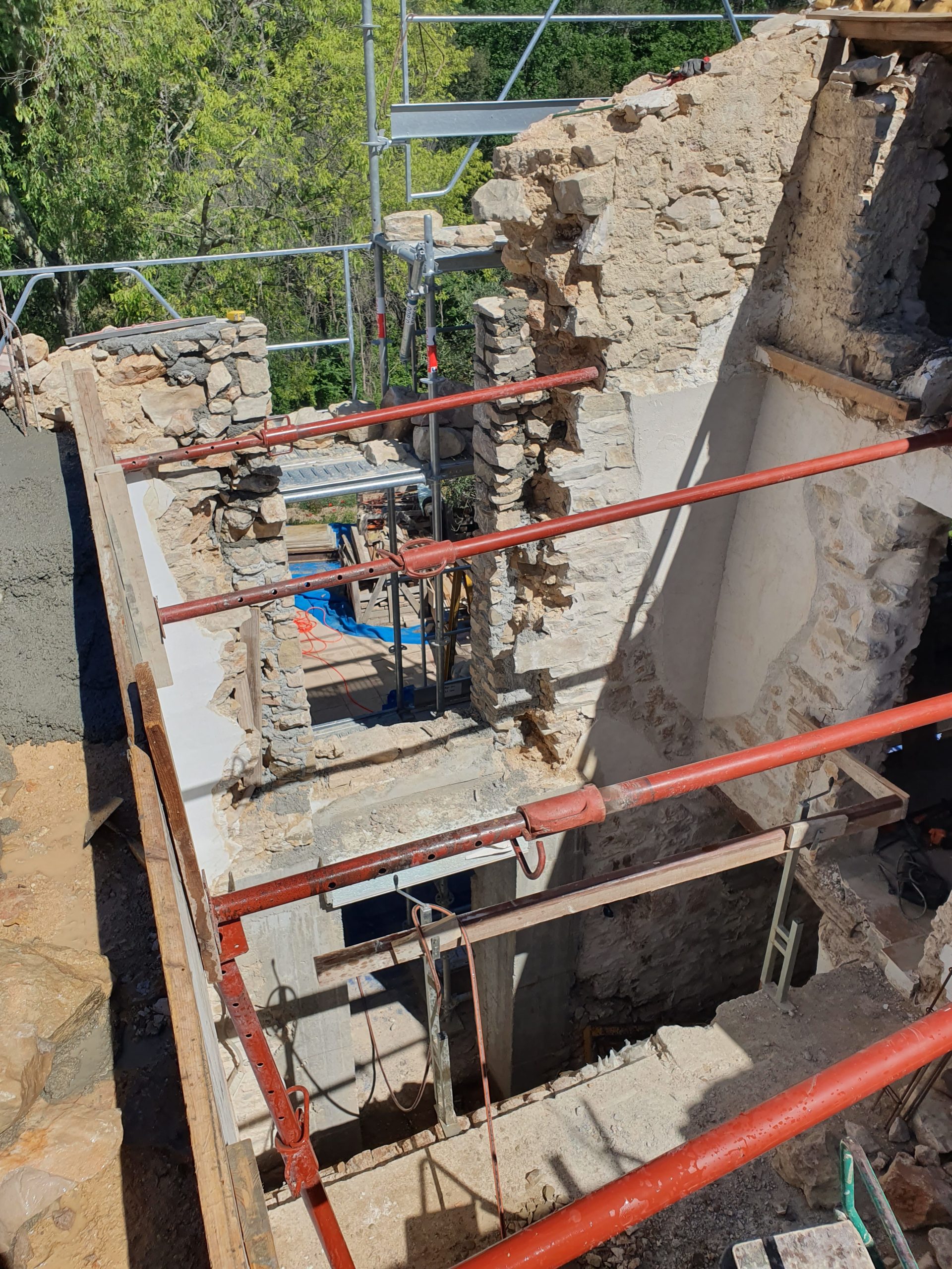 Rénovation d'une bastide en pierre